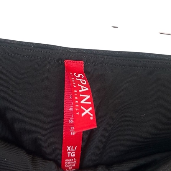 Spanx Faux Leather Leggings- High Waisted Vegan Leather- Size XLarge - Picture 9 of 12